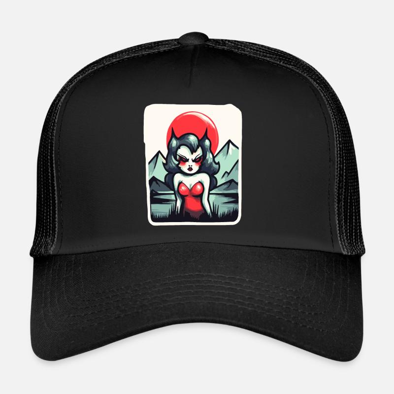 Japan's Red Sun: The Mountain Witch - Trucker Cap - black/black