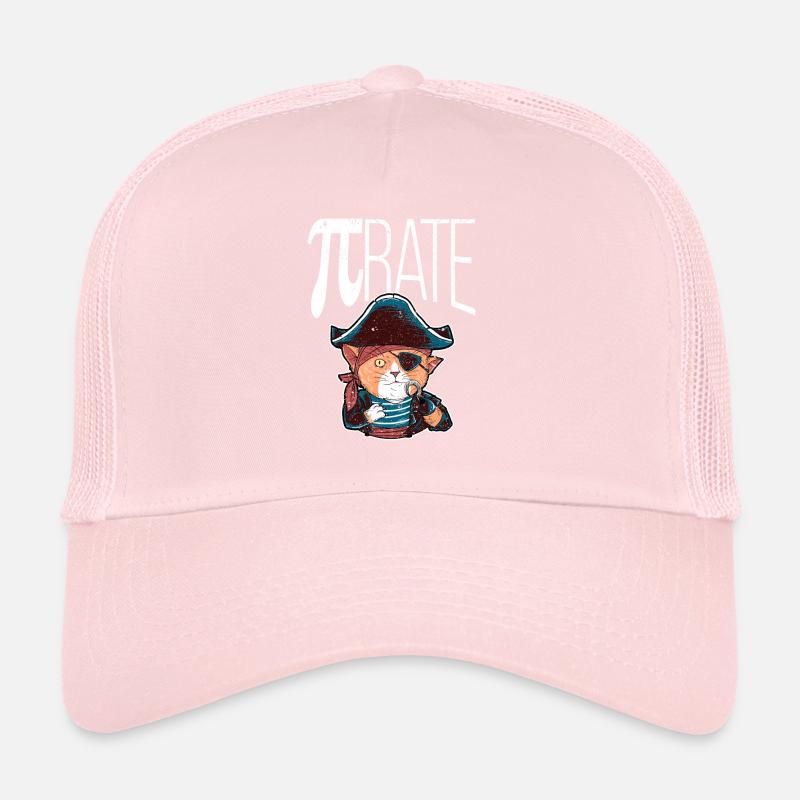 Drôle Pi Day Math Science Cat Pirate Casquette trucker 