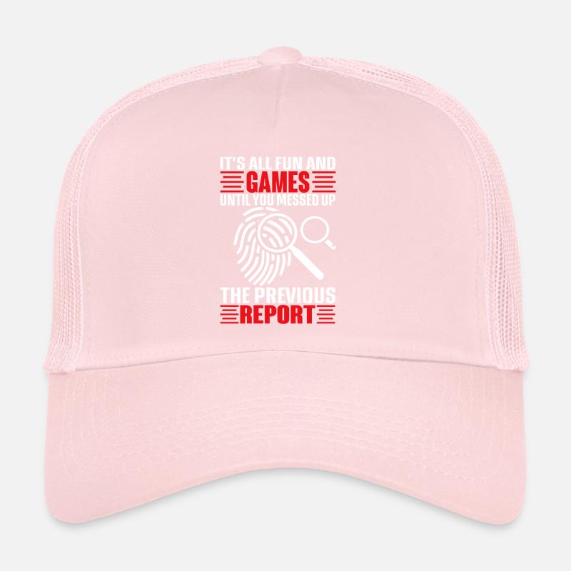 Drôle de coroner Casquette trucker 