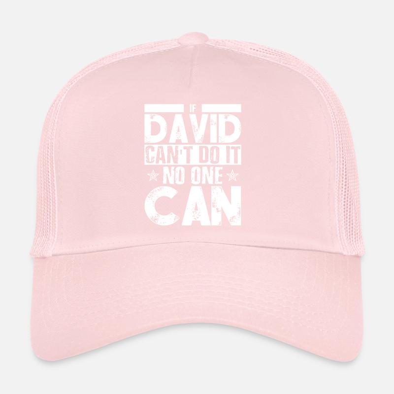 Drôle papa David Nom Prénom Casquette trucker 