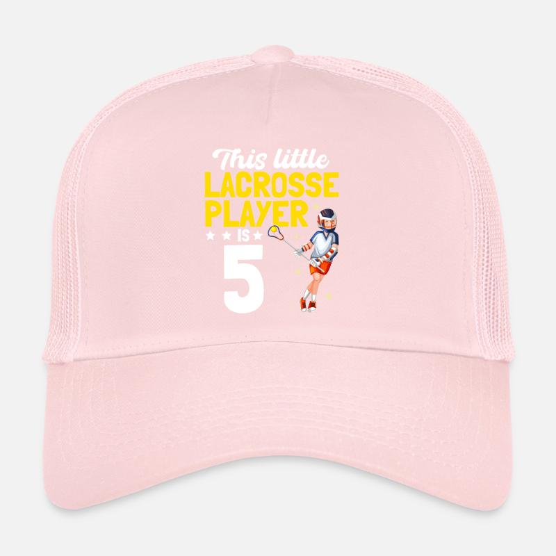 Ce petit joueur de crosse a 5 ans - Lacro Casquette trucker 