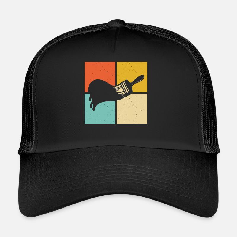 Pinsel Maler Künstler Trucker Cap
