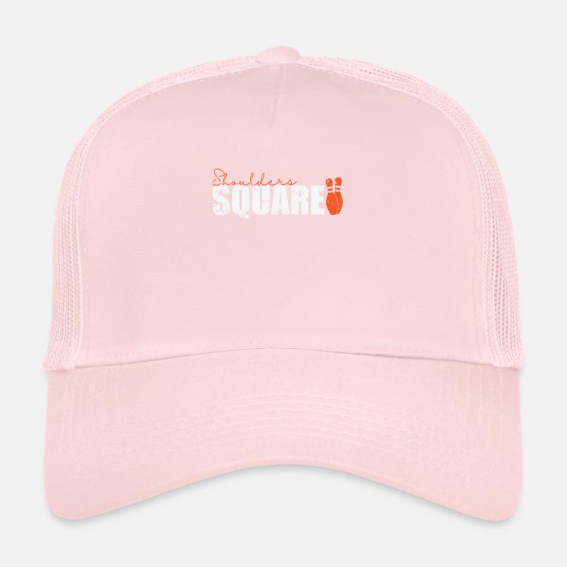 Shoulders Square Bowling Trucker Cap