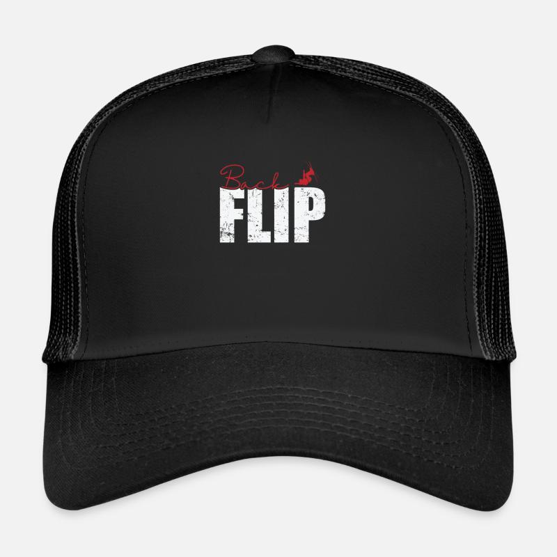 Backflip Skiing Trucker Cap