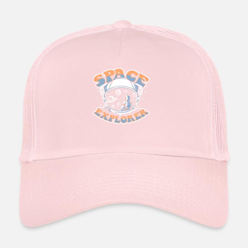 Space Explorer Cosmonaut Spaceship Taikonaut Trucker Cap