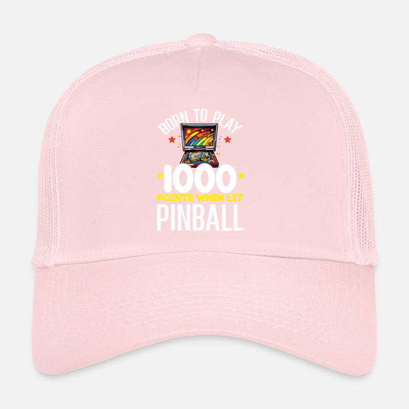 Pinball Machine Arcade Jeu Classique Jeu Vidéo Casquette trucker 