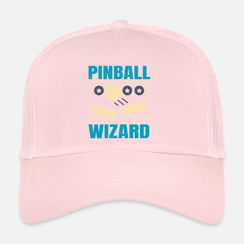 Pinball Machine Arcade Jeu Classique Jeu Vidéo Casquette trucker 