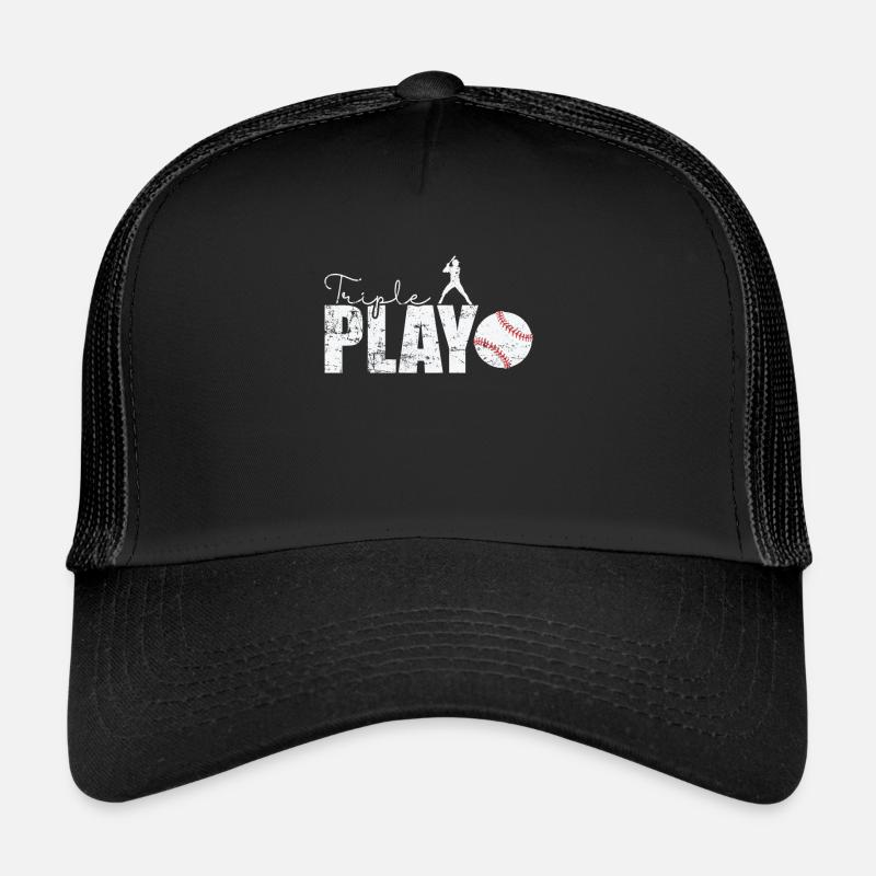 Triple Play Baseball Trucker Cap