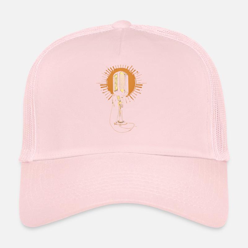 Microphone rétro rétro Casquette trucker 
