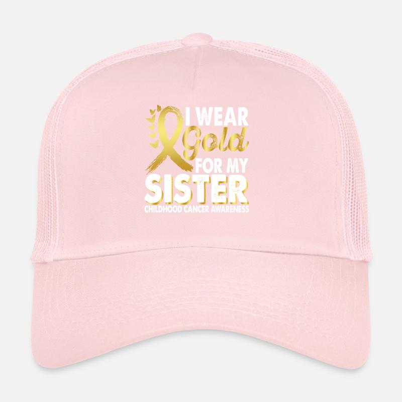 Portez de l’or pour la conscience de la sœur Casquette trucker 