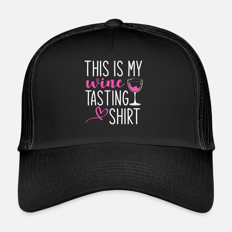 Ceci est ma dégustation de vin Casquette trucker 