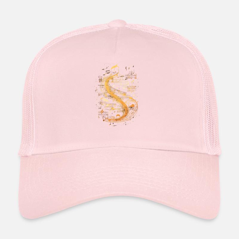 Music Notes Classic Feeling Trucker Cap