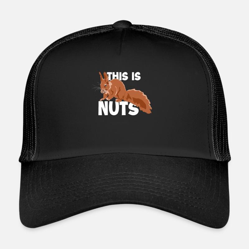 This Is Nuts Fox Squirrel Grey Squirrel Trucker Cap