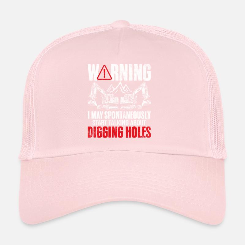 Funny Baggerfahrer Schwermaschinen HEO Trucker Cap