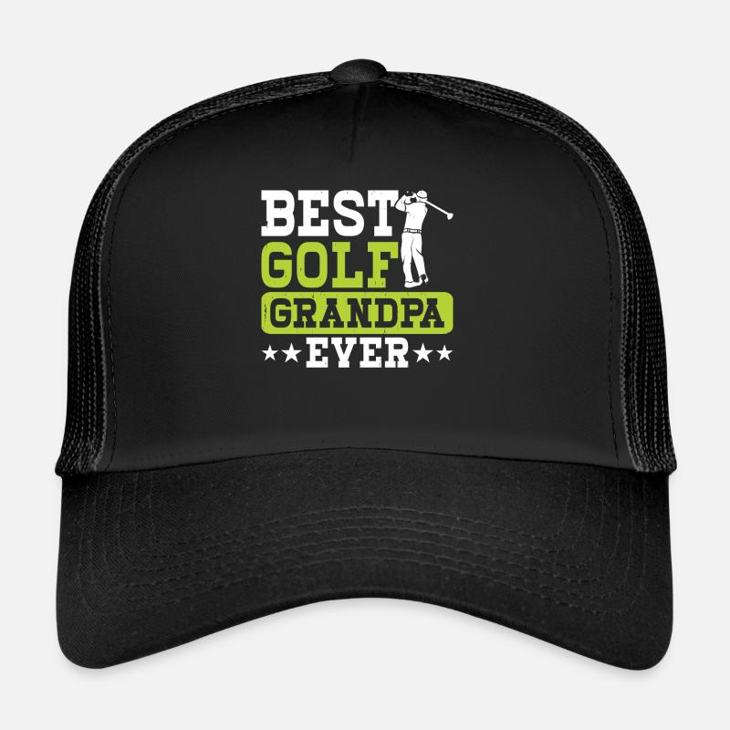Golf Golfer Opa Trucker Cap