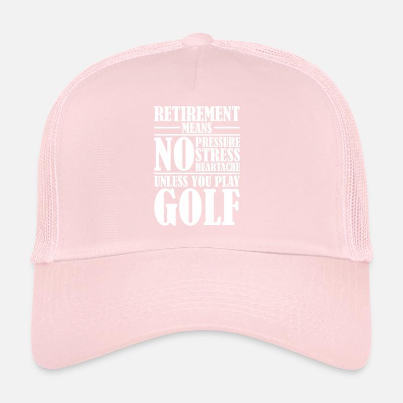 Pension de retraités Golf Casquette trucker 