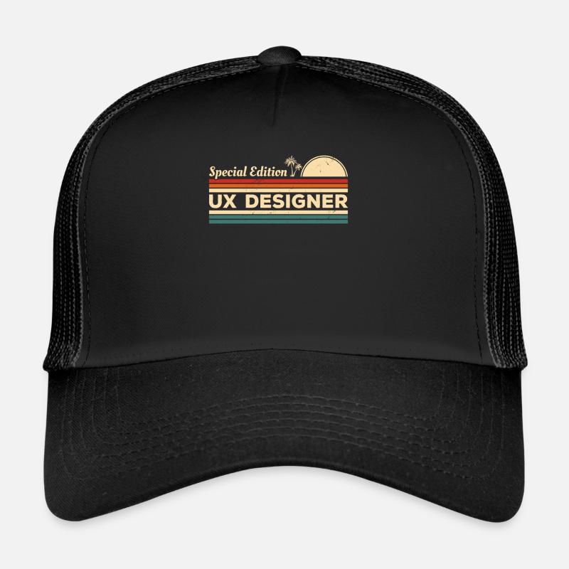 Vintage Special Edition UX Designer Utilisateur Casquette trucker 