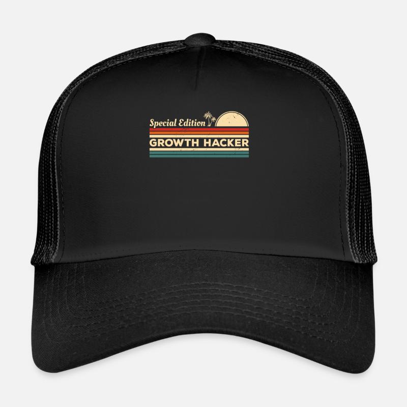 Vintage Special Edition Growth Hacker Hacking Casquette trucker 