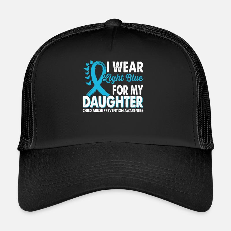 Portez du bleu clair pour le Mois de l’Illumination Casquette trucker 