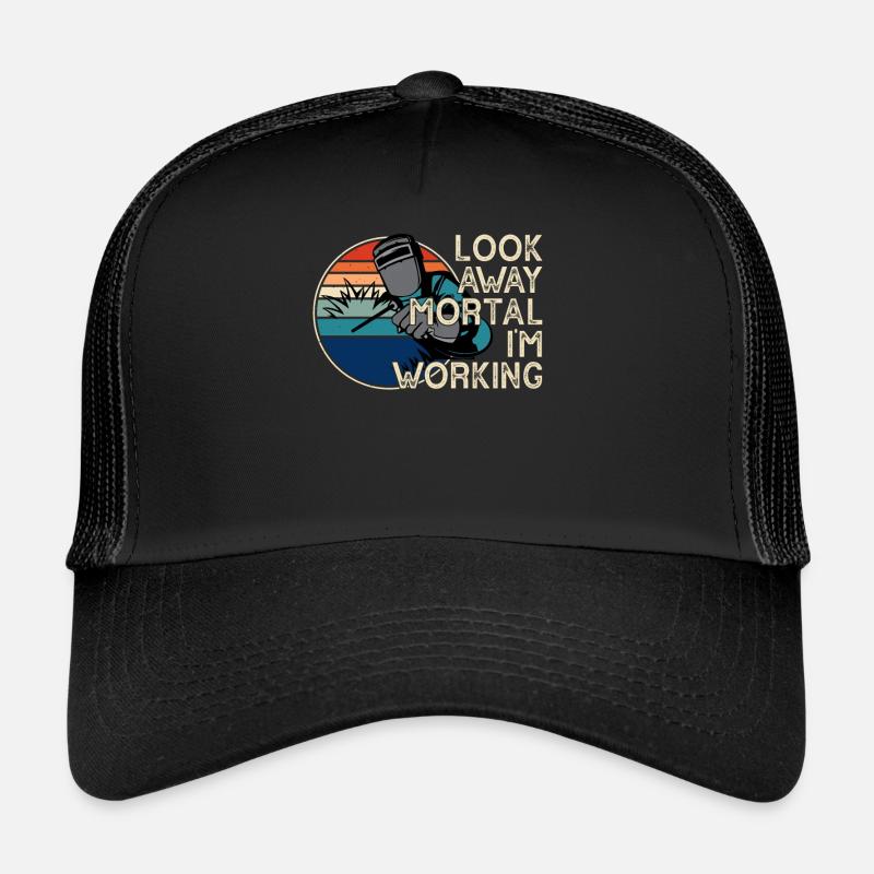 Schweißen Schweißer - Trucker Cap - Schwarz/Schwarz
