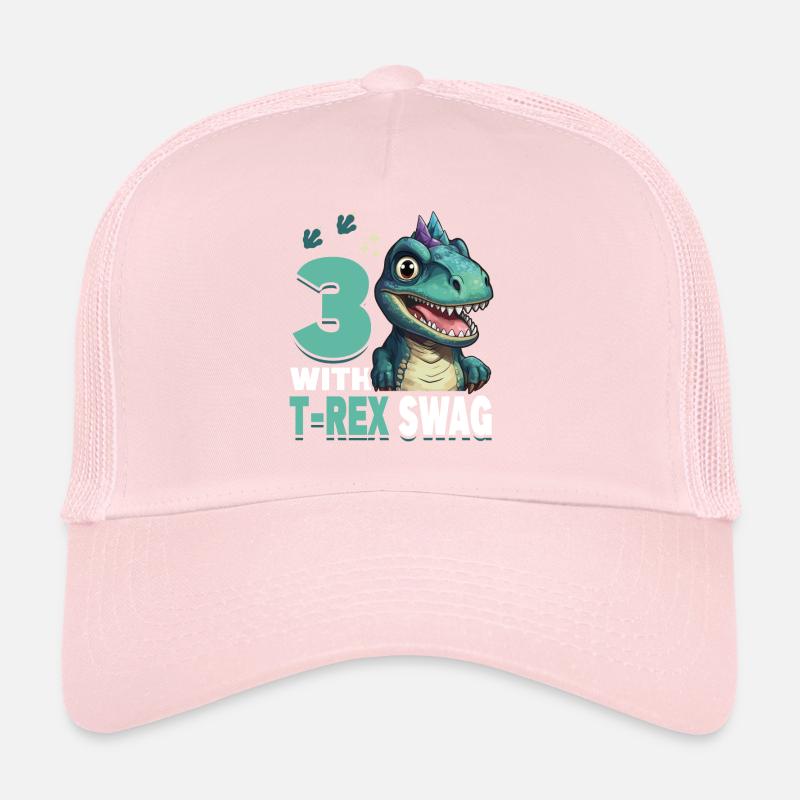 3ème année Roar Celebrate 3 avec T-Rex Swag Dinosaur Casquette trucker 