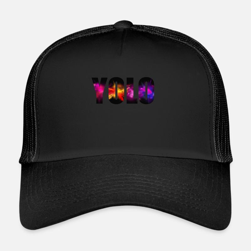 Yolo - Trucker Cap - black/black