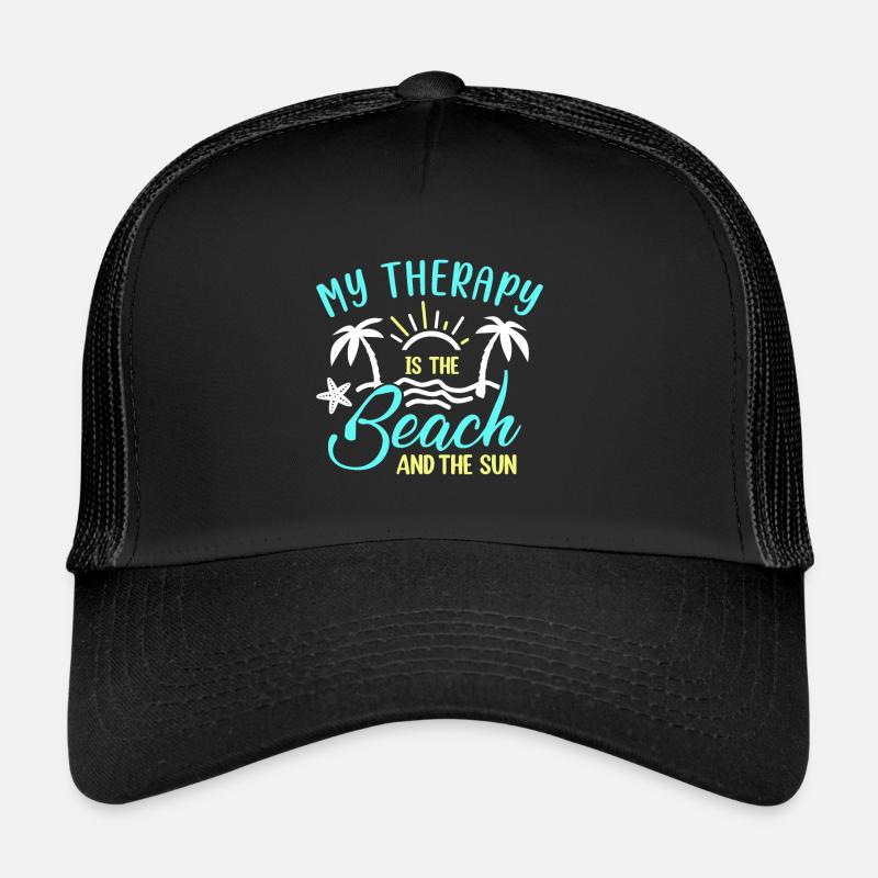 My therapy is the beach and the sun Trucker Cap