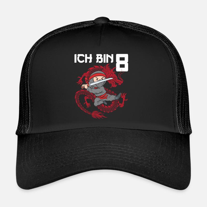 Attention: J’ai huit ans Casquette trucker 