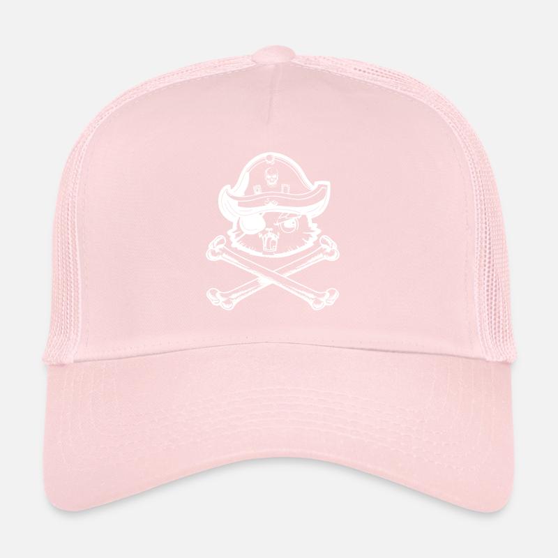 Pirate Cat Cats Pirate Pirate Trucker Cap