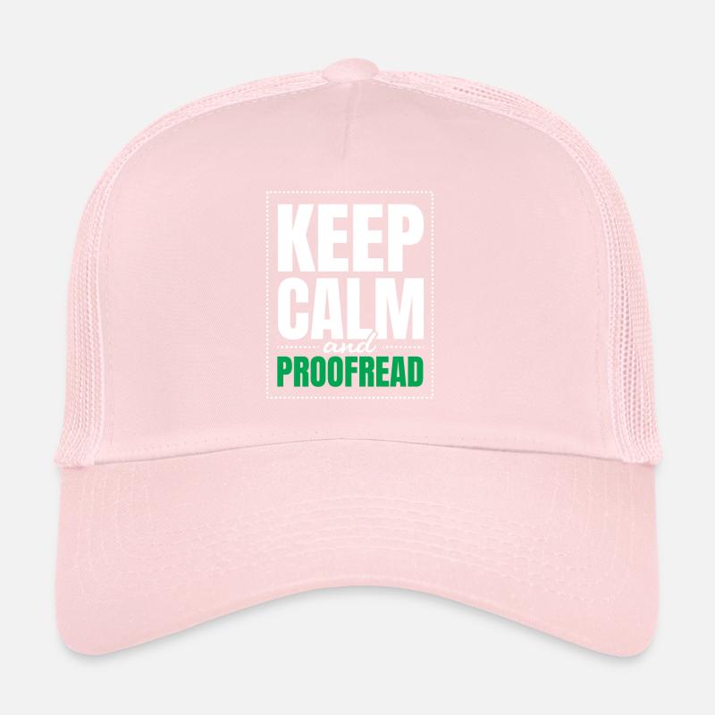 Proofreading Job Spelling Grammar Proofreader Trucker Cap