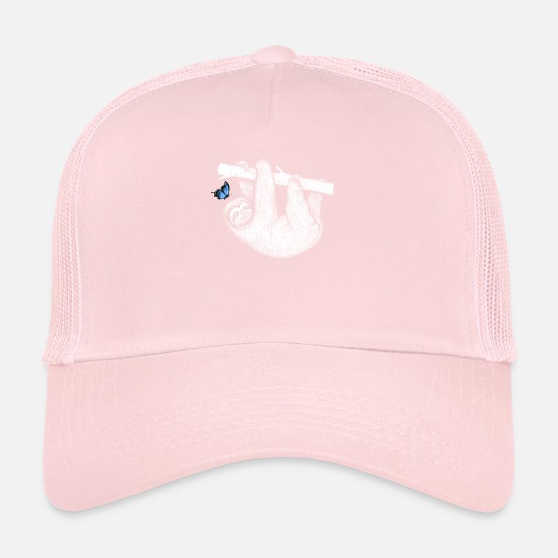 Faultier mit Schmetterling Trucker Cap