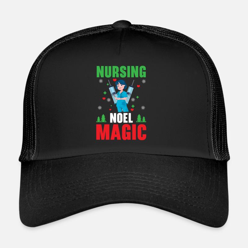 Nursing Noel Magic Medical Patients Trucker Cap