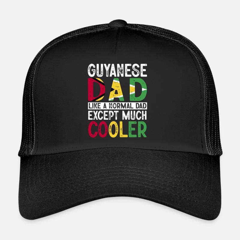 Guyana Drapeau Guyanais Guyana Casquette trucker 