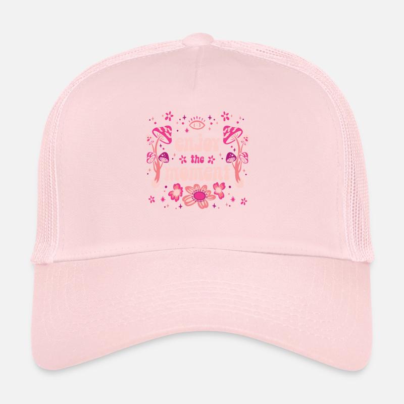 Magic Mushroom Psychedelic Art Trucker Cap