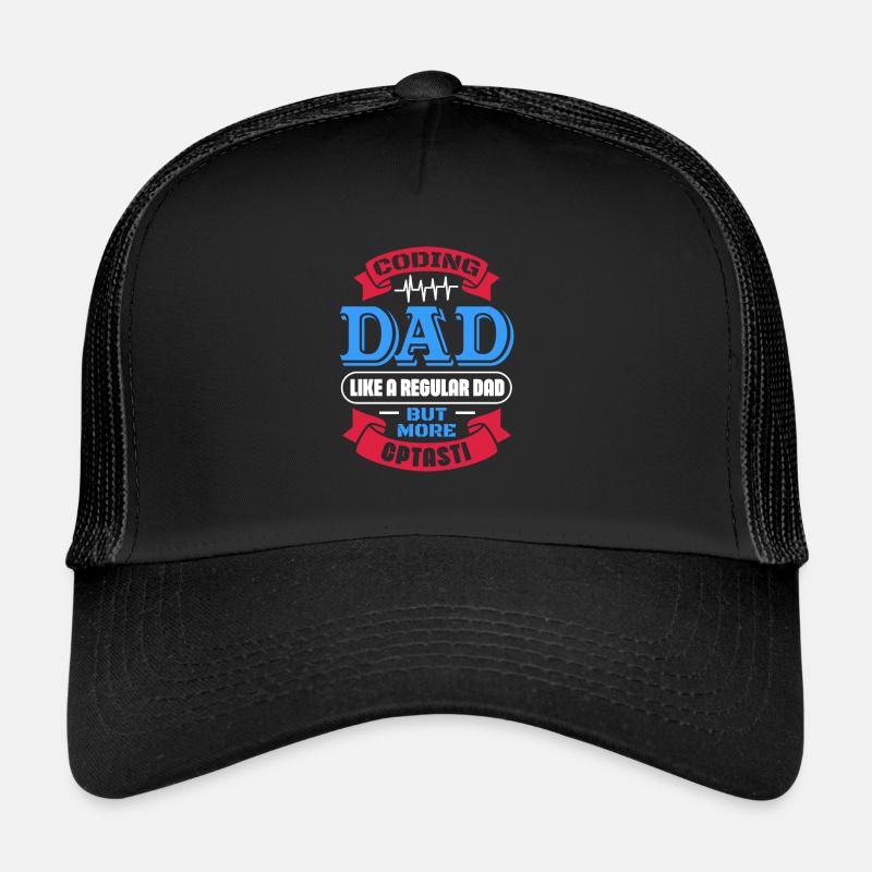 Drôle de papa régulier mais plus cool - Programmeur médical Casquette trucker 