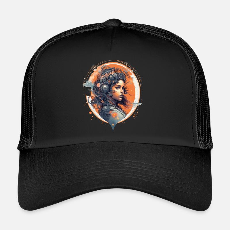 Science fiction t shirt design Trucker Cap