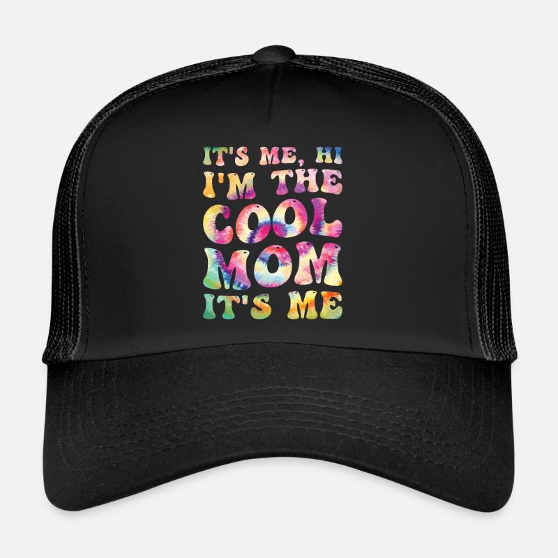 Mama Groovy Retro It's me, hello the cool mom Trucker Cap