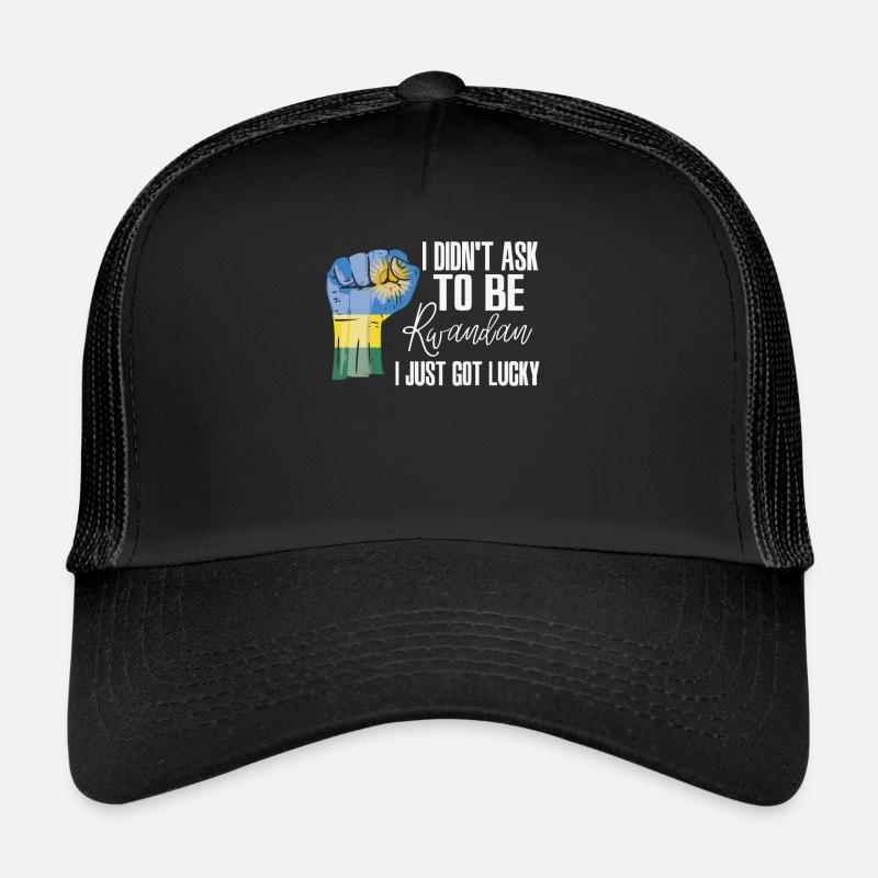 Fierté rwandaise Drapeau rwandais cultivé Casquette trucker 