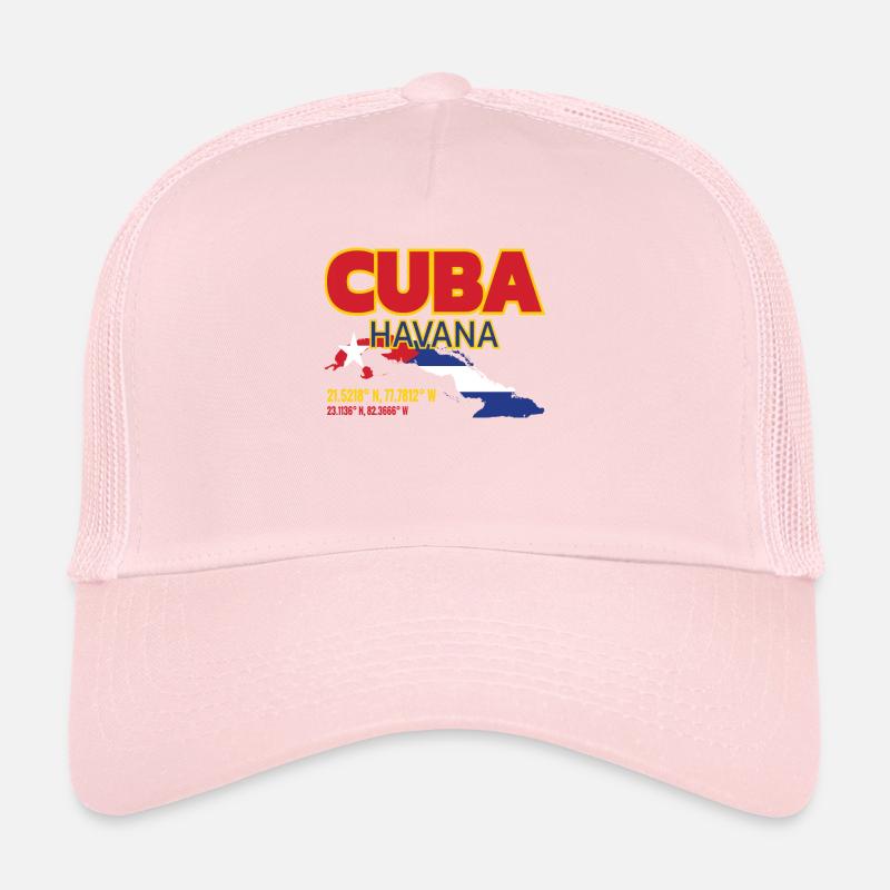 Cuba La Havane Cuba Tourisme Casquette trucker 