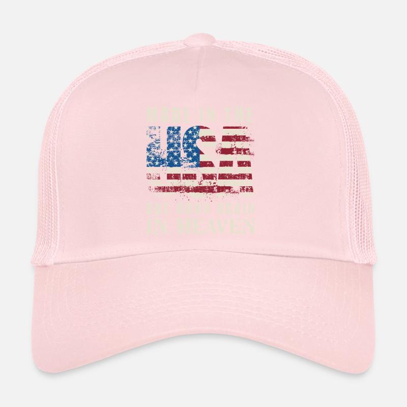 Fabriqué aux États-Unis mais né au paradis Casquette trucker 