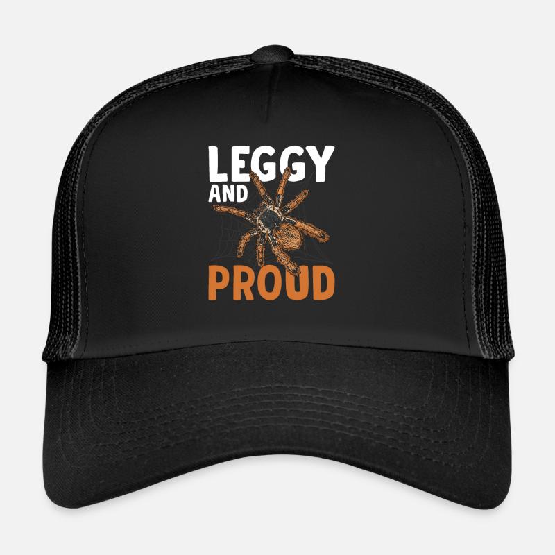 Long-legged and proud tarantula owners Trucker Cap