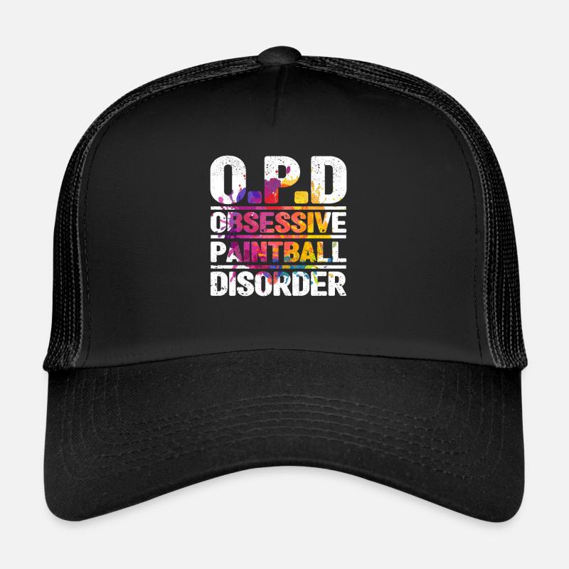 Obsessive-compulsive paintball disorder paintballer team Trucker Cap