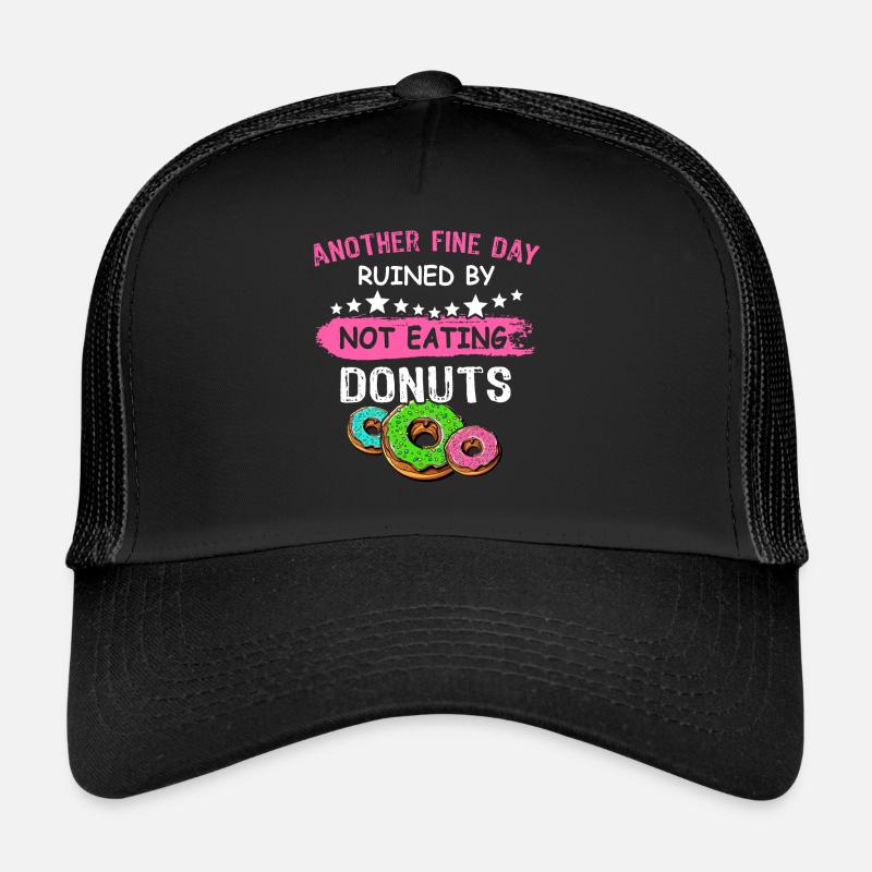 Donut Doughnut - Trucker Cap - Schwarz/Schwarz