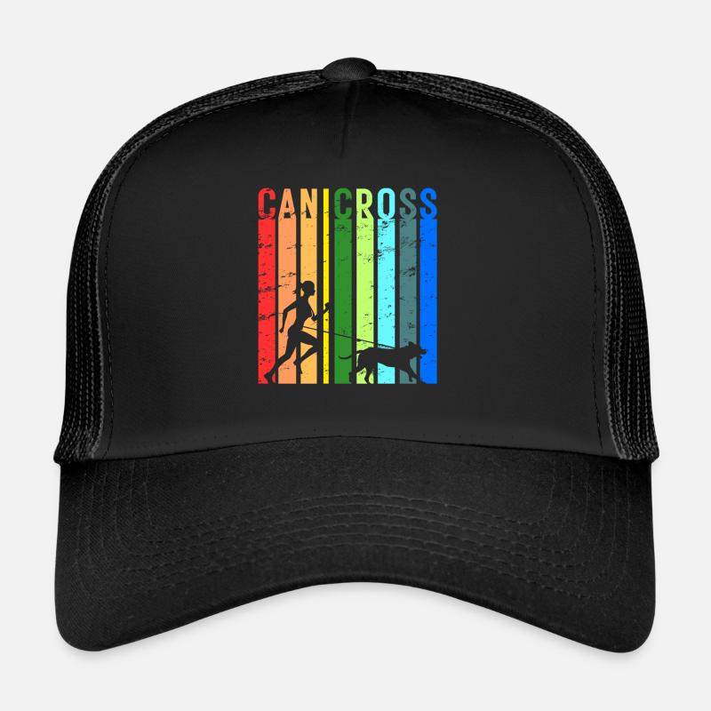 Idée de course de chien de sport canicross Casquette trucker 