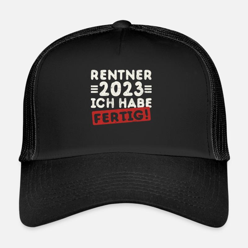 Rentner 2023 Ruhestand Geschenk Trucker Cap