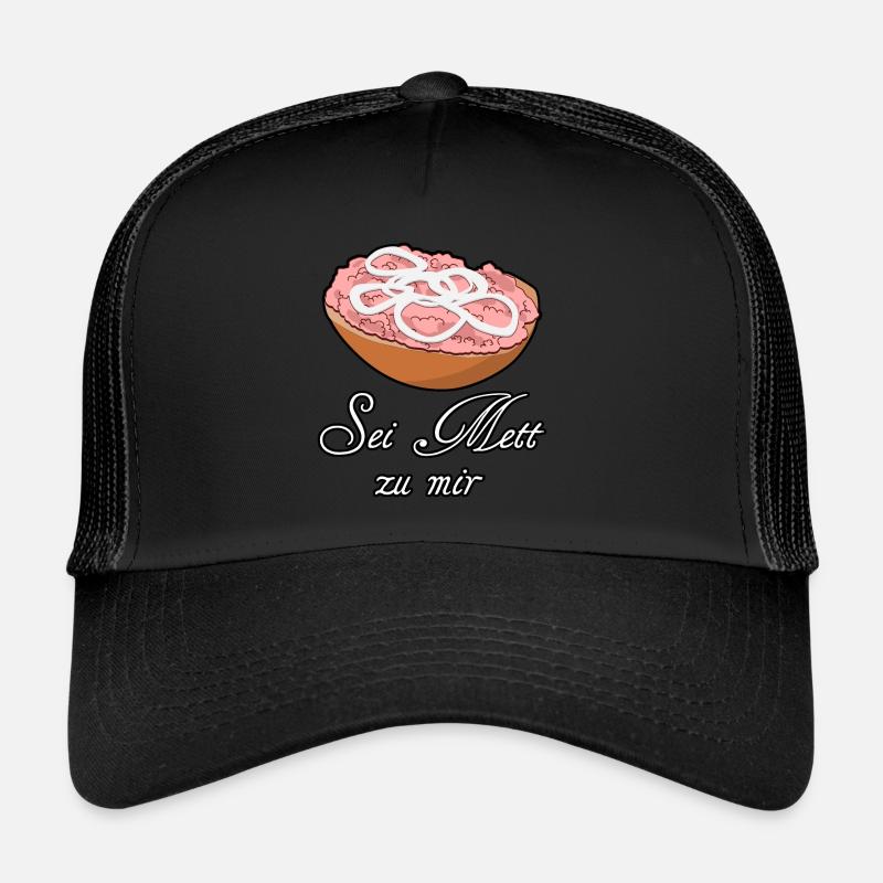 Mettbrötchen Hackfleisch Mett Hack Trucker Cap