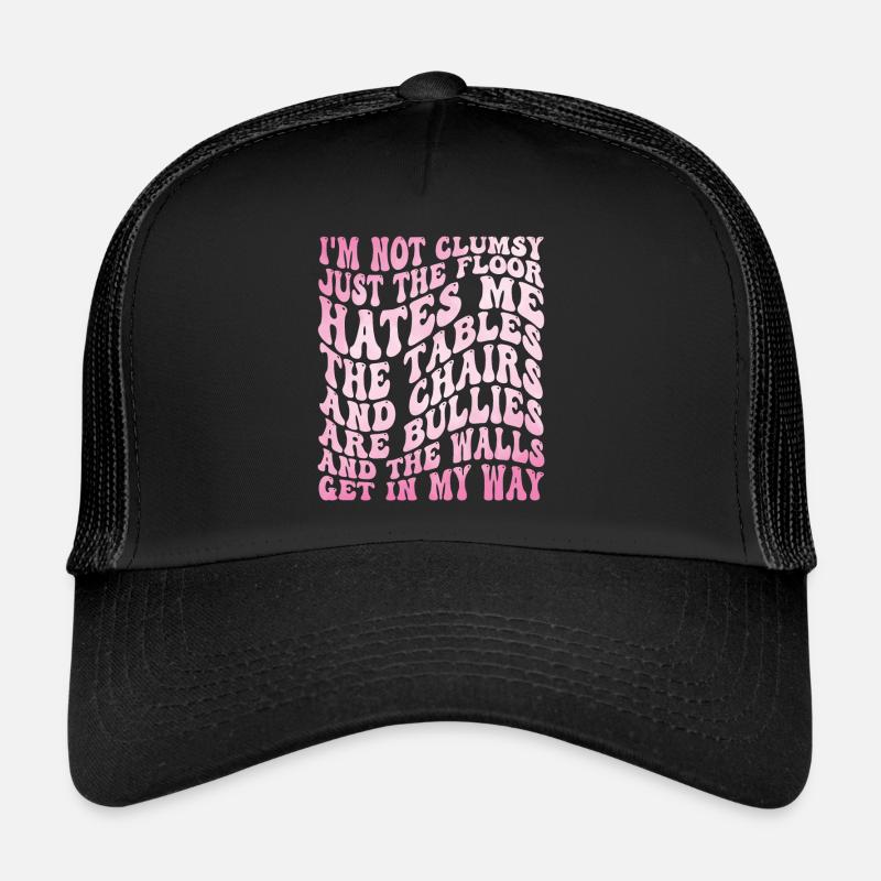 Femmes Citation maladroite Casquette trucker 