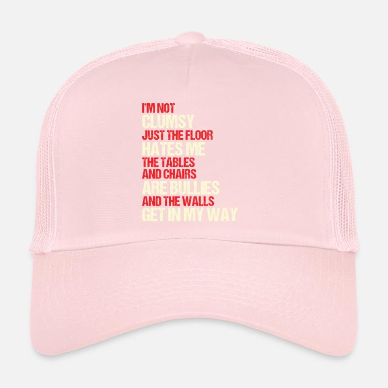 Retro Clumsy Gift Sarcasm Trucker Cap