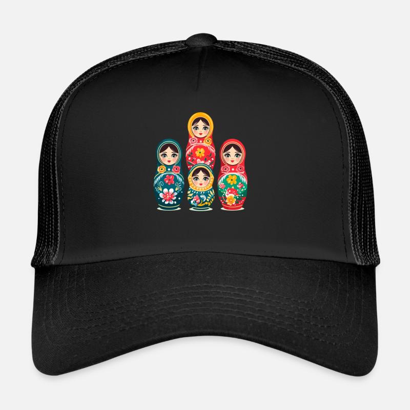 Poupée gigogne russe Casquette trucker 