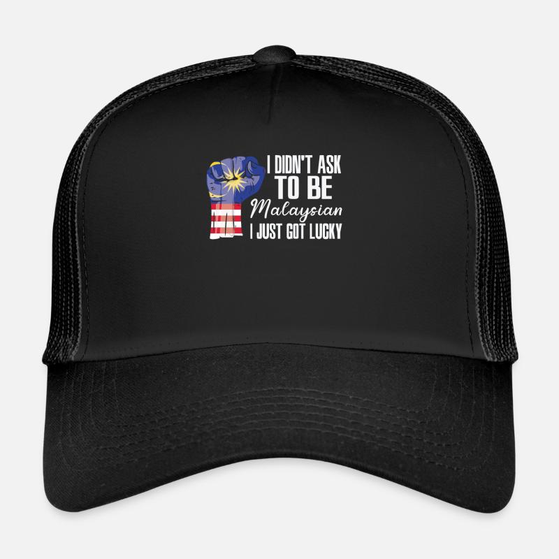 Fierté malaisienne Drapeau malaisien cultivé Casquette trucker 